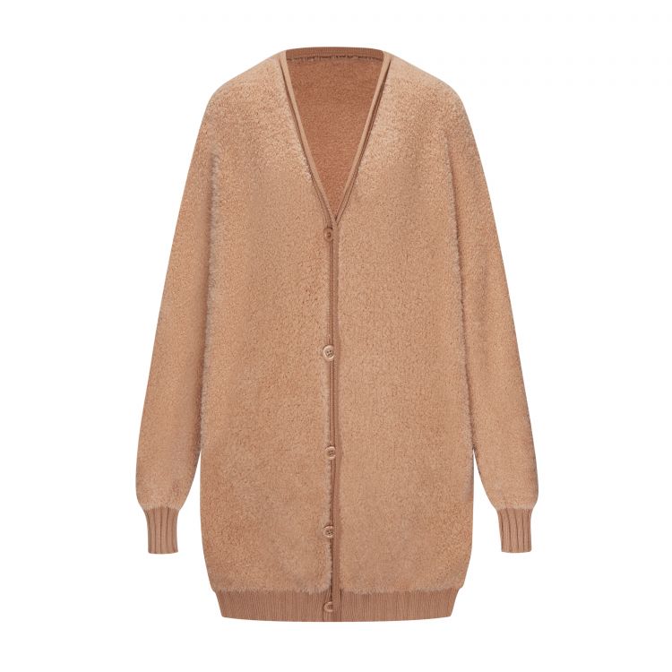 Loop yarn cardigan sales