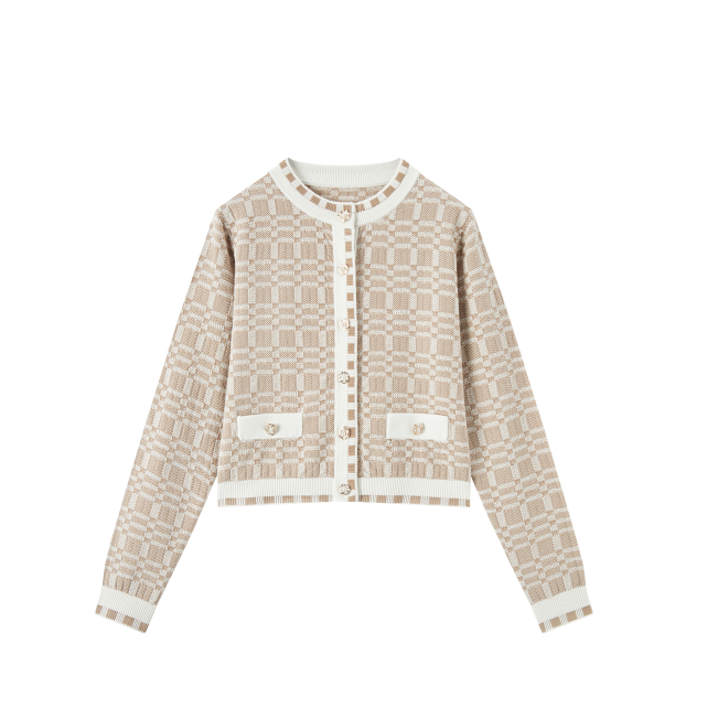 CHECKERED CHANEL STYLE JACKET_锦祥(自营品牌)_META28 CHECKERED CHANEL STYLE JACKET_锦祥(自营品牌)_META28
